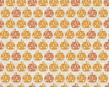Hello Fall - Etched Pumpkin Natural from Benartex Fabrics