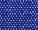 America The Beautiful - Stars Blue from Clothworks Fabric