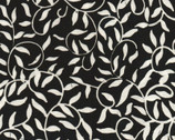 Color Therapy Batiks - Scroll Vine Black from Maywood Studio Fabric