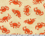 Catch of the Day - Crab Sand Beige from Robert Kaufman Fabric