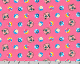 Sunny Days Pokemon - Jigglypuff Beachball Pink from Robert Kaufman Fabric