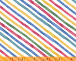 Veranda - Diagonal Stripe White by Whistler Studios from Windham Fabrics