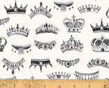 London - Crowns Ivory by Whistler Studios from Windham Fabrics