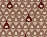 Woodland Adventures - Brown Raindrops from Camelot Cottons