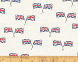 London - Union Jacks Ivory by Whistler Studios from Windham Fabrics
