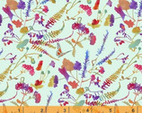 Fox Wood - Garden Floral Aqua by Betsy Olmsted from Windham Fabrics