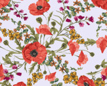 Ode to Poppies - Common Red Poppy Fields from RJR Fabrics