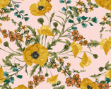 Ode to Poppies - Yellow Wood Poppy Fields from RJR Fabrics