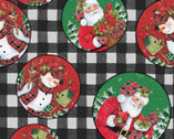 Christmas - Plaid Santa by Susan Winget from Springs Creative Fabric