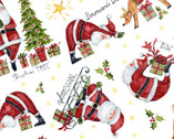 Christmas - Downward Deer by Susan Winget from Springs Creative Fabric