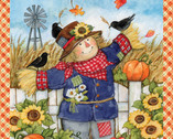 Harvest - Scarecrow PANEL by Susan Winget from Springs Creative Fabric