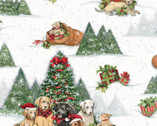 Christmas - Christmas Dogs by Susan Winget from Springs Creative Fabric