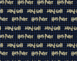 Harry Potter - Title Text from Camelot Fabrics