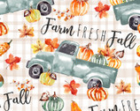Harvest - Farm Fresh Fall Trucks by Susan Winget from Springs Creative Fabric