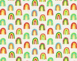 Chili Smiles - Rainbows Ivory from Robert Kaufman Fabric