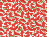 Chow Time - Watermelon from Robert Kaufman Fabric