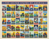 Destinations - State Pride Poster Panel 36 Inches from Riley Blake Fabric
