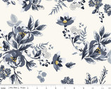 Gingham Foundry - Main Floral Cream by My Mind’s Eye from Riley Blake Fabric