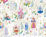 Little Brier Rose - Main Castle Royalty Parchment Sparkle from Riley Blake Fabric