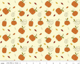Adel in Autumn - Pumpkins Cream from Riley Blake Fabric