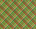 Snowed In. - Plaid Treetop Green by Heather Peterson from Riley Blake Fabric