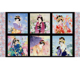 Geiko - Block PANEL 24 Inches by Haruyo Morita from Elizabeth’s Studio Fabric
