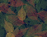Foliage - Texture Leaf Multi from P & B Textiles Fabric