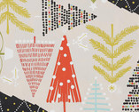 Christmas Time - Holiday Pines Sand from Alexander Henry Fabric