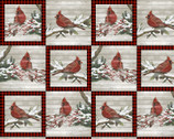 Christmas - Red Cardinal Patch from David Textiles Fabrics