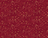 Christmas Magic - Holiday Magic Stars Red by Kelly Rae Roberts from Benartex Fabrics