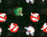 Ghost Busters - Ghost Black from Springs Creative Fabric