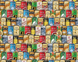 Ale House - Stacked Beer Cans Multi from Kanvas Studio Fabric