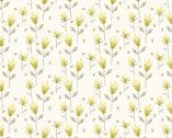 Shadow and Light - Mod Tulips Harvest Gold from Andover Fabrics