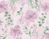 Memories of Flower - Floral Pink from Cosmo Fabric