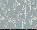 Unruly Nature - Floral Sky Lt Blue by Jen Hewett from Ruby Star Society Fabric