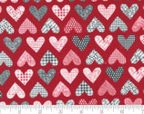 Flirt - Hearts Red by Sweetwater from Moda Fabrics