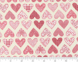 Flirt - Hearts Red Cream by Sweetwater from Moda Fabrics