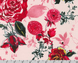 Rosette - Floral Blossom Pink from Robert Kaufman Fabric