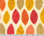 Horizon - Leaves Mango from Robert Kaufman Fabric