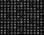 Laundry Room - Symbols Black by  from Studio E Fabrics