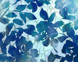 Haven - Roses Blue by Jason Yenter from In The Beginning Fabric