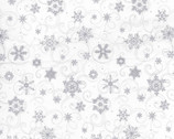 Snowflake and Swirl Glitter from Fabric Traditions Fabric