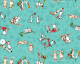 From The Heart - Animal Friends from Clothworks Fabric