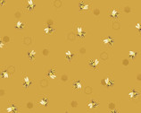 Botanical Nectar - Bees Mustard Yellow from P & B Textiles Fabric