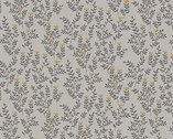 Bloomin Poppies - Leaf Vine Grey from Henry Glass Fabric