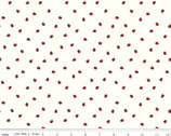 Red Hot - Ladybugs White by Melanie Collette from Riley Blake Fabric