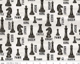 I’d Rather Be Playing Chess - Pieces from Riley Blake Fabric