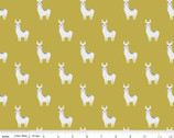Hibiscus - Alpacas Citron by Simple Simon and Co from Riley Blake Fabric