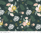 Hibiscus - Main Floral Hunter by Simple Simon and Co from Riley Blake Fabric