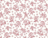 Red Hot - Roses Cream by Melanie Collete from Riley Blake Fabric